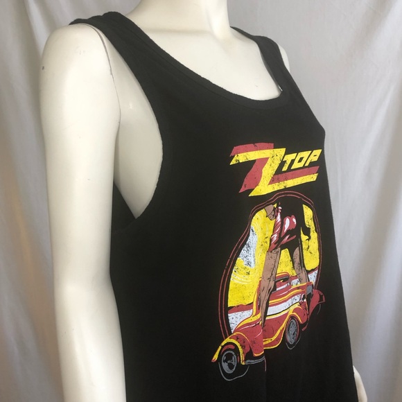 ZZ TOP band 2021 Legs Black Sleeveless Tank Top size Large - Picture 3 of 16